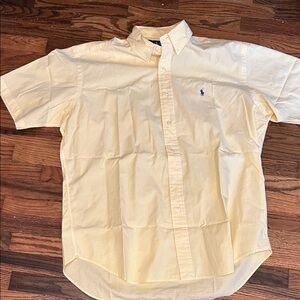 Polo Ralph Lauren Yellow Checkered Men's Shirt